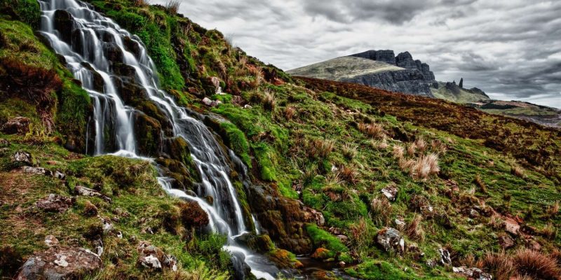 Watervall in de Schotse hooglanden met Galtic
